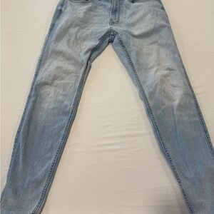 Hollister Men's Light Blue Straight Jeans